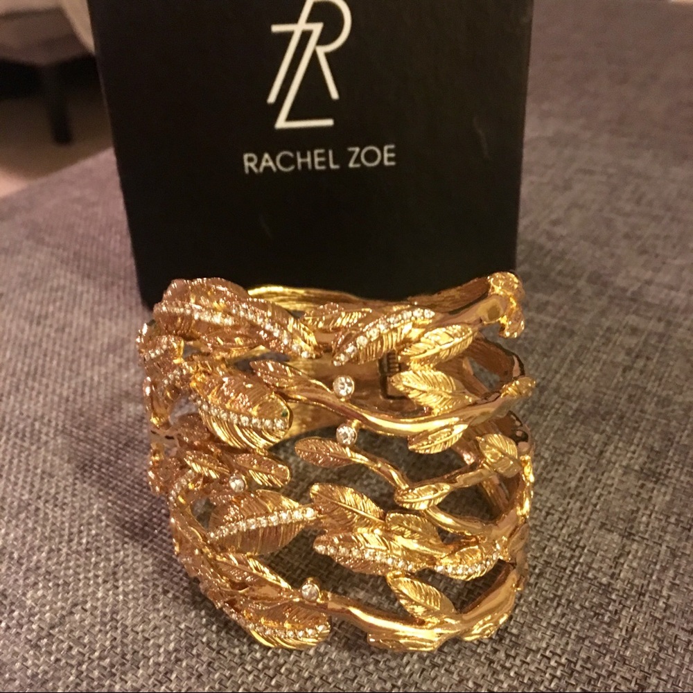 Rachel Zoe Gold Leaf Cuff